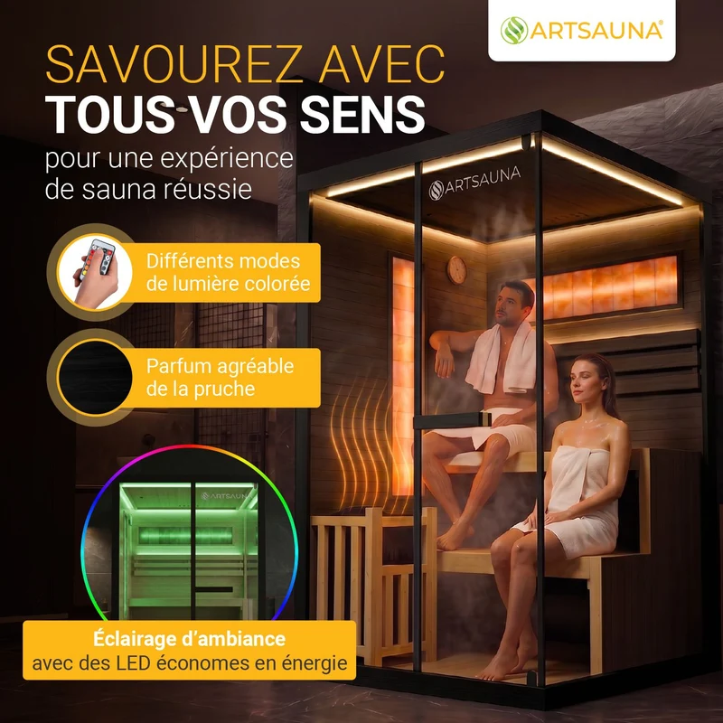 Traditionelle Sauna Vantaa - Schwarz