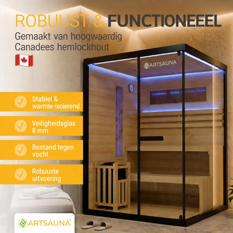Traditionelle Sauna Vantaa - Schwarz