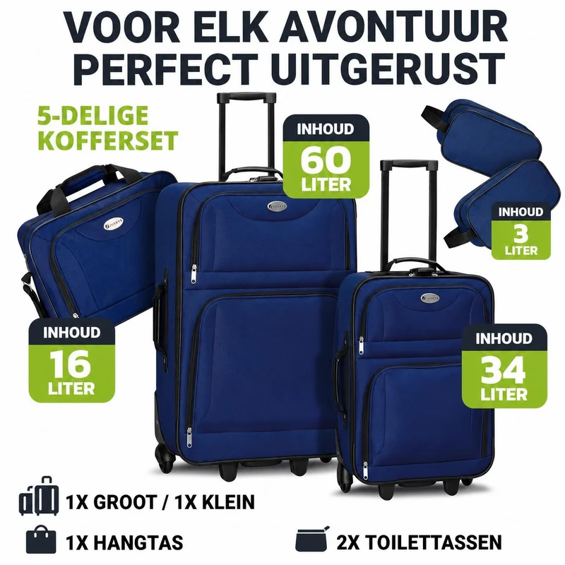 Reise Trolley Kofferset Athen