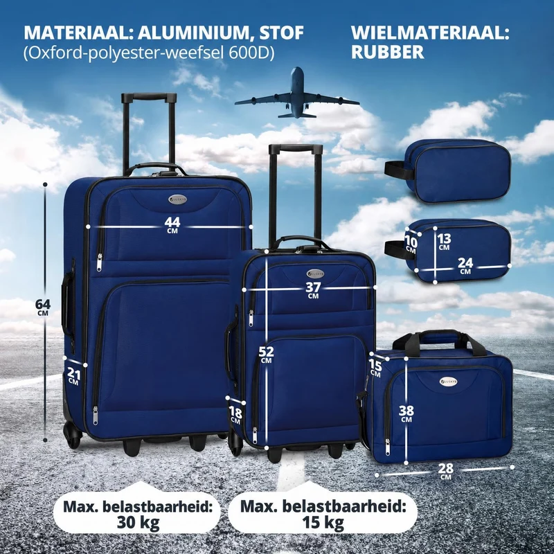 Reise Trolley Kofferset Athen