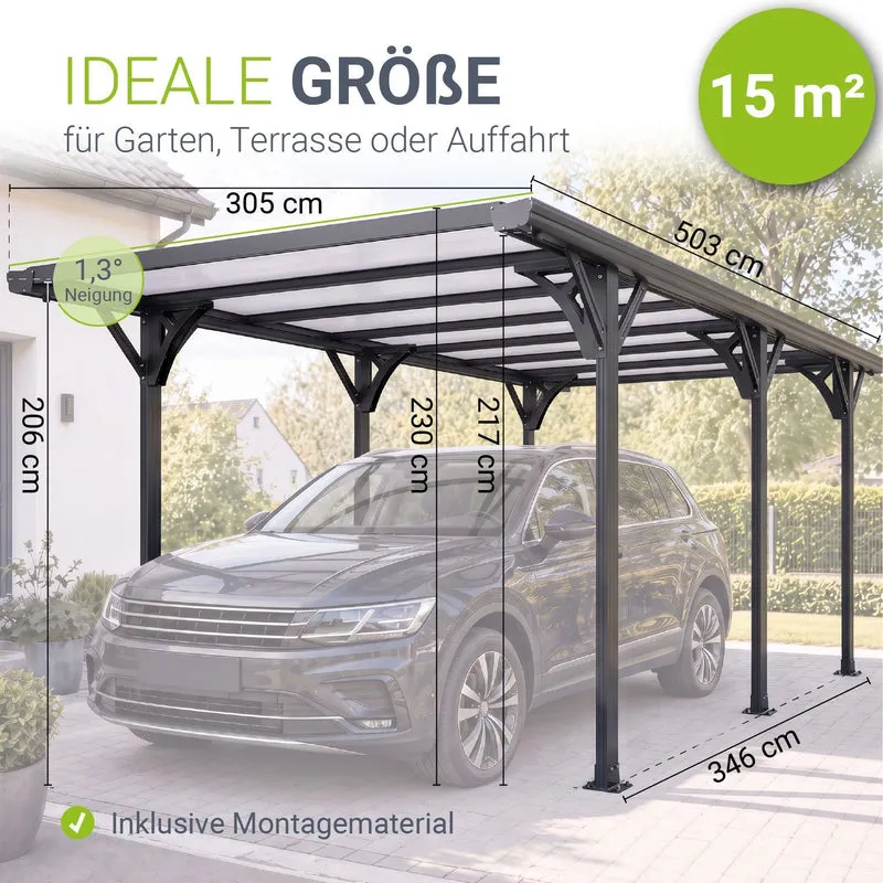 Carport 5x3 m - diverse Modelle