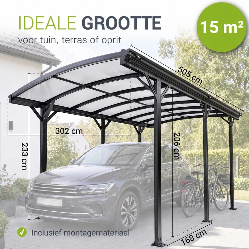 Carport 5x3 m - diverse Modelle