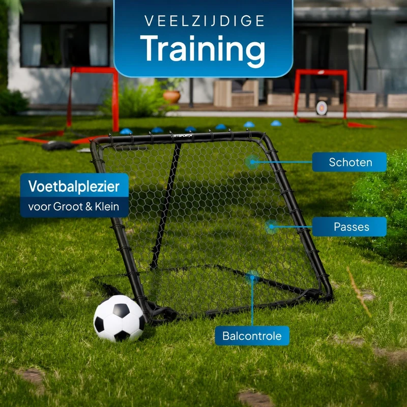 Fußball Rebounder 100 x 100 cm Power Pass