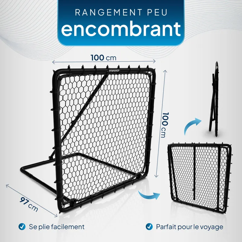 Fußball Rebounder 100 x 100 cm Power Pass