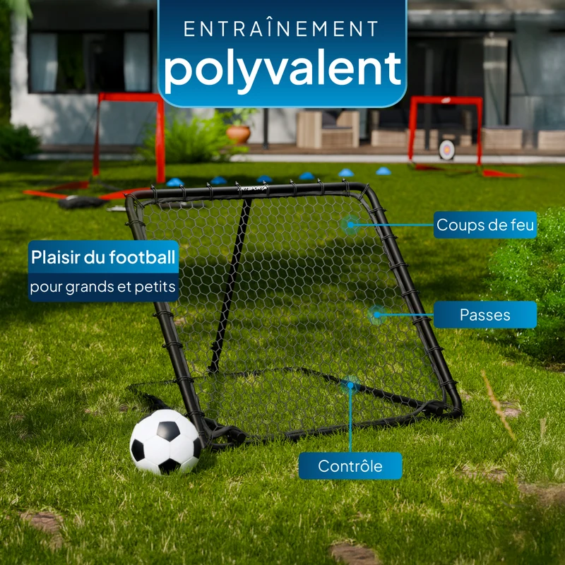Fußball Rebounder 100 x 100 cm Power Pass