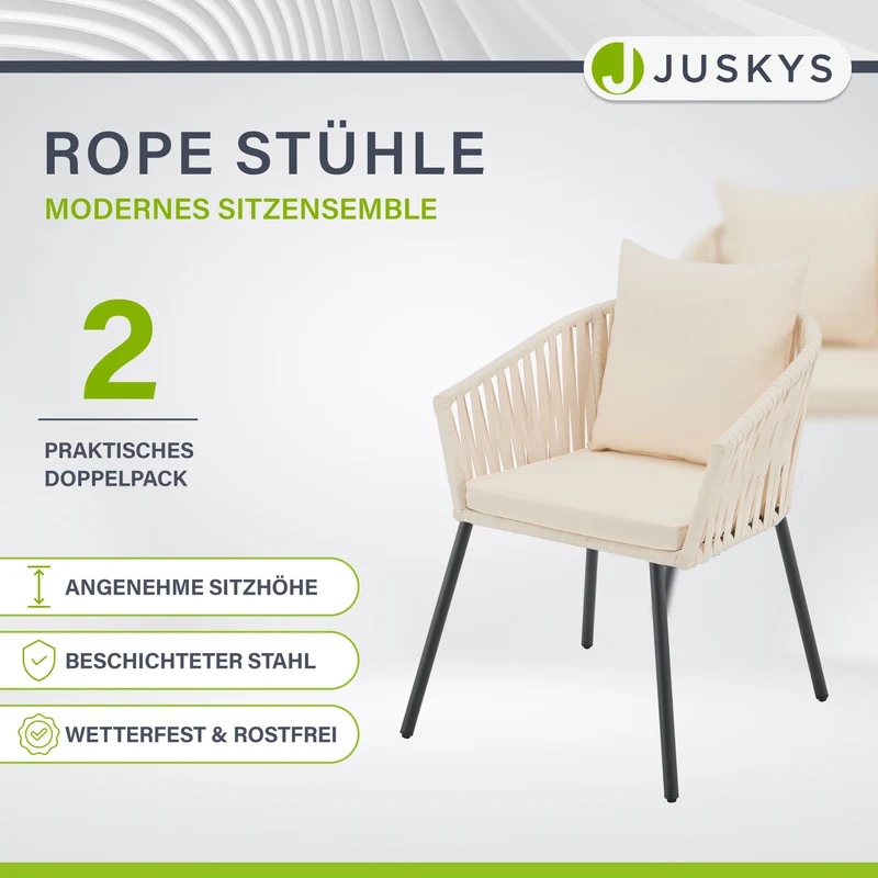 2er-Set Rope Stühle