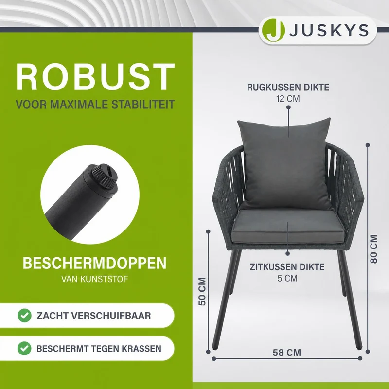 2er-Set Rope Stühle