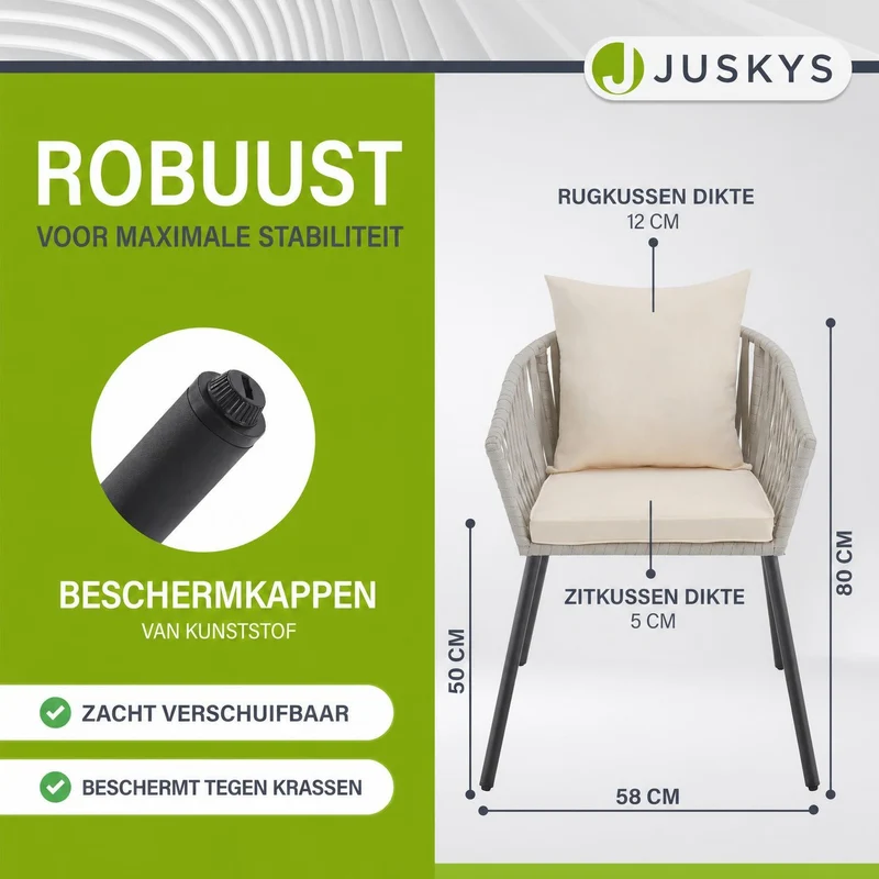 2er-Set Rope Stühle