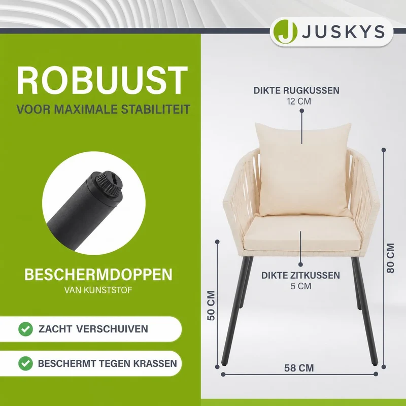 2er-Set Rope Stühle