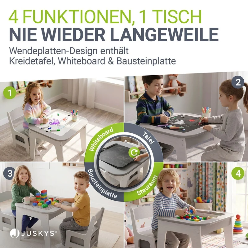 Spieltisch mit zwei Stühlen Milou