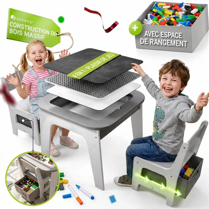 Spieltisch mit zwei Stühlen Milou