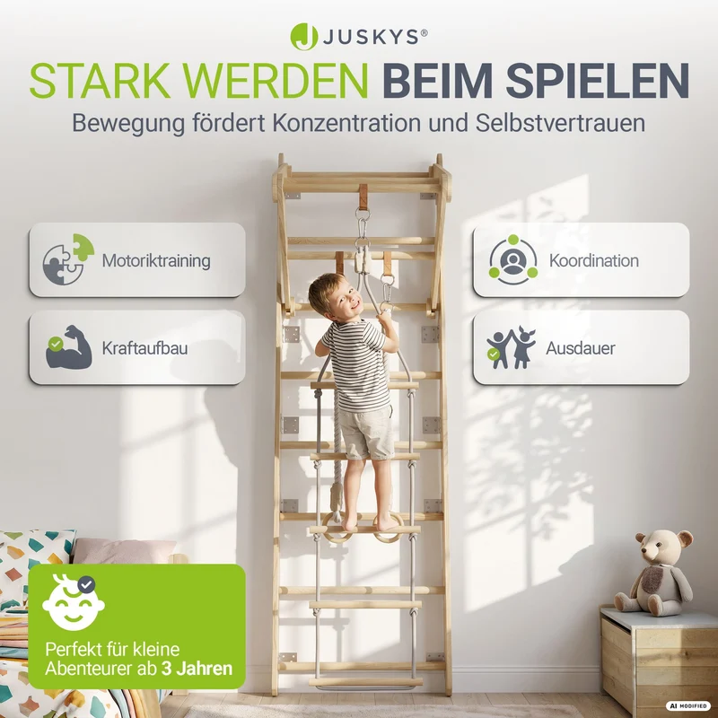Sprossenwand für Kinder