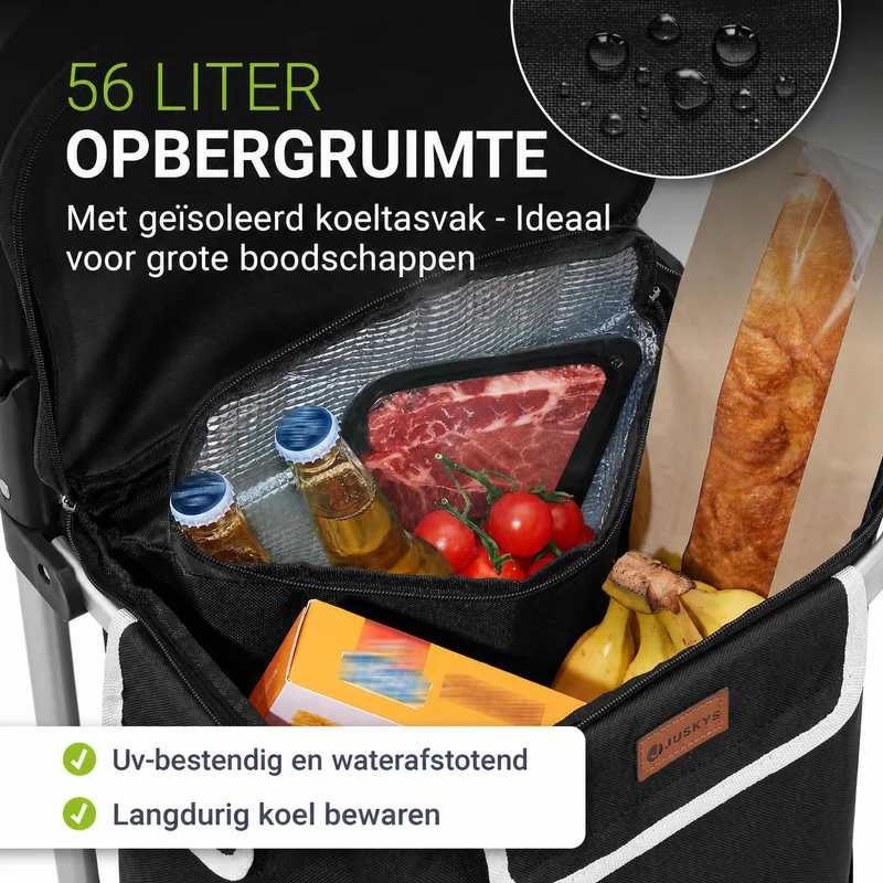 3in1 Einkaufstrolley - 56 L Kapazität