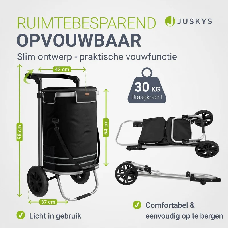 3in1 Einkaufstrolley - 56 L Kapazität