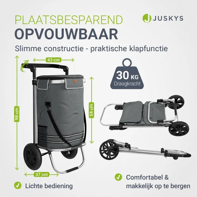 3in1 Einkaufstrolley - 56 L Kapazität