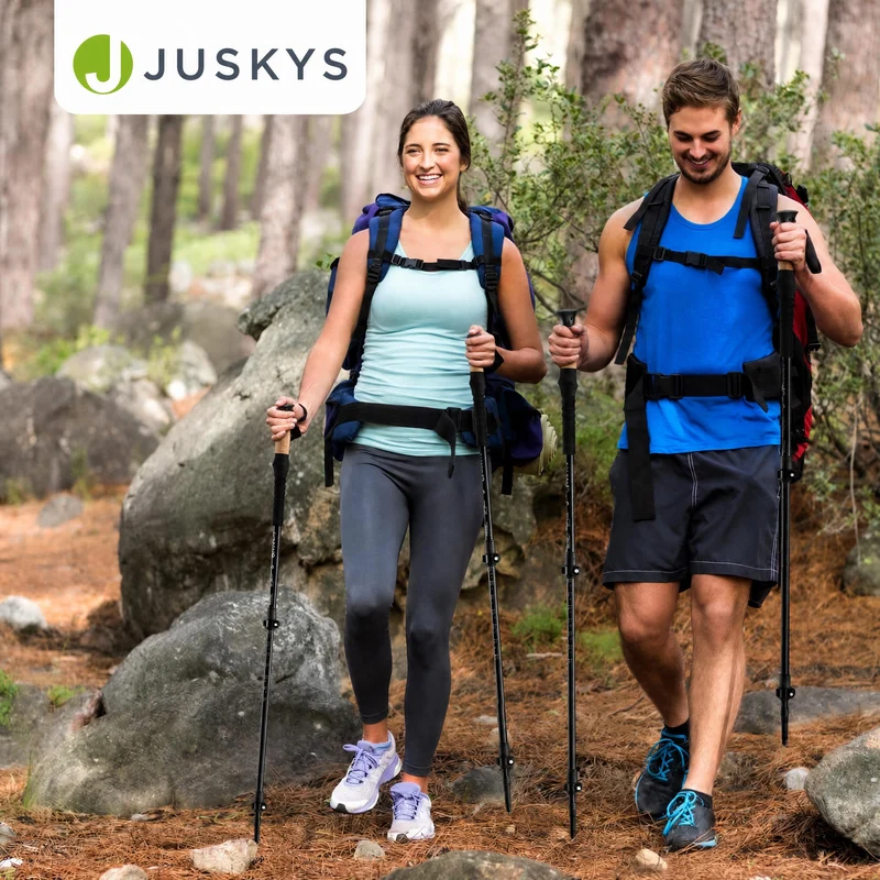 Nordic Walking Wanderstöcke mit Zubehör