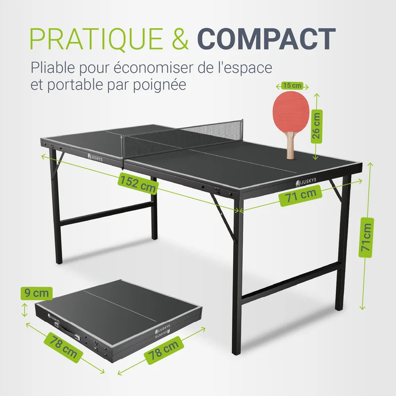 Mini Tischtennisplatte Flexi