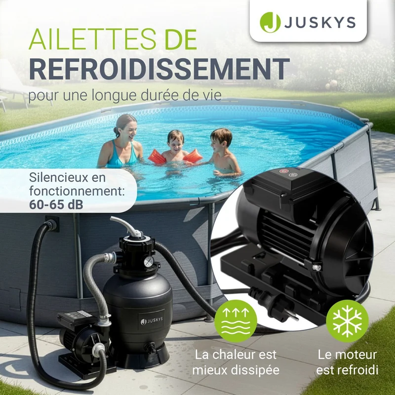 Sandfilteranlage für Pools bis 47m³