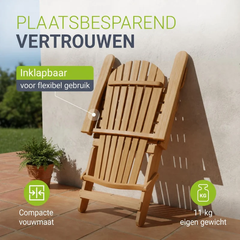Gartenliegestuhl klappbar Korfu