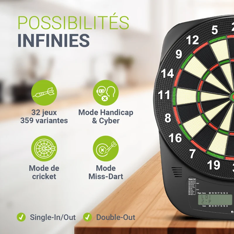 Elektronische Dartscheibe