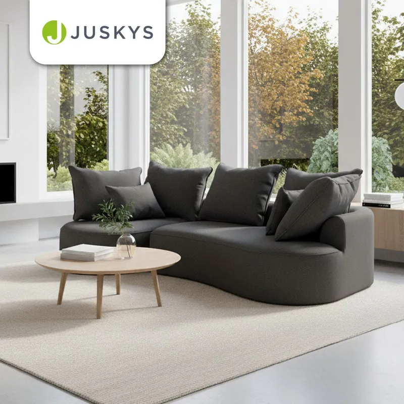 Sofa Tirano mit Ottomane & Dekokissen