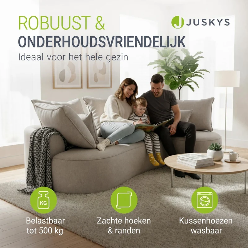 Sofa Tirano mit Ottomane & Dekokissen