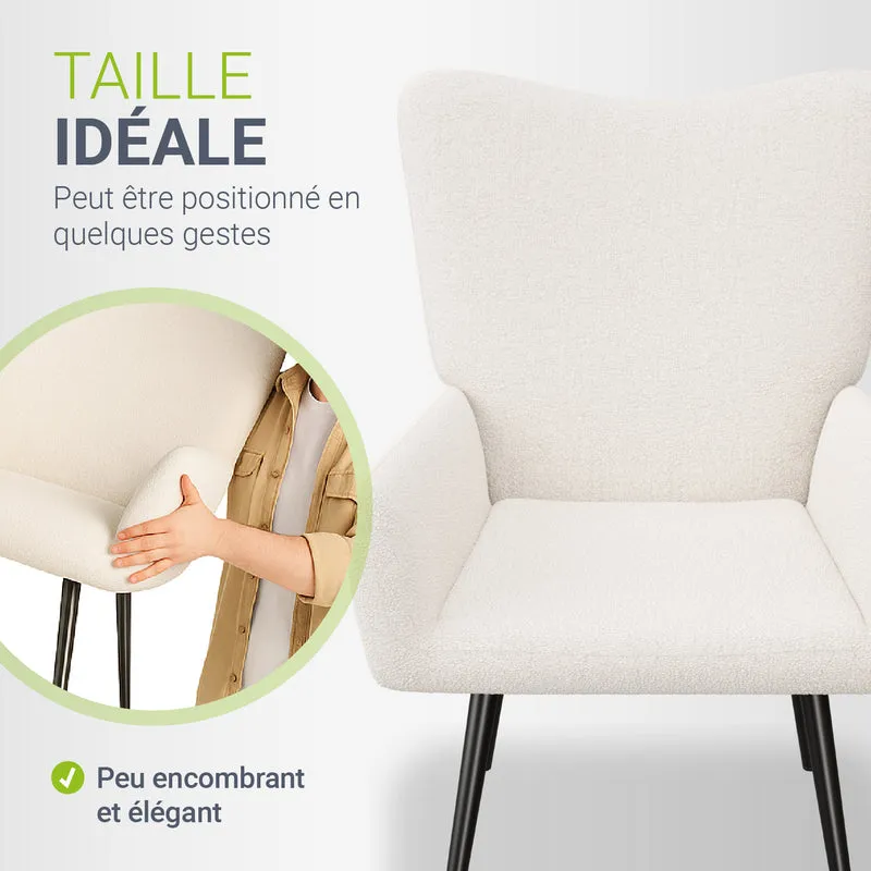 Ohrensessel mit optionalem Hocker Odense