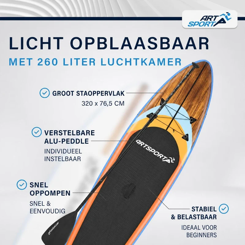Stand Up Paddling Board - Komplett Set