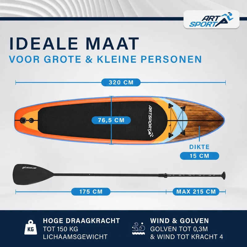 Stand Up Paddling Board - Komplett Set