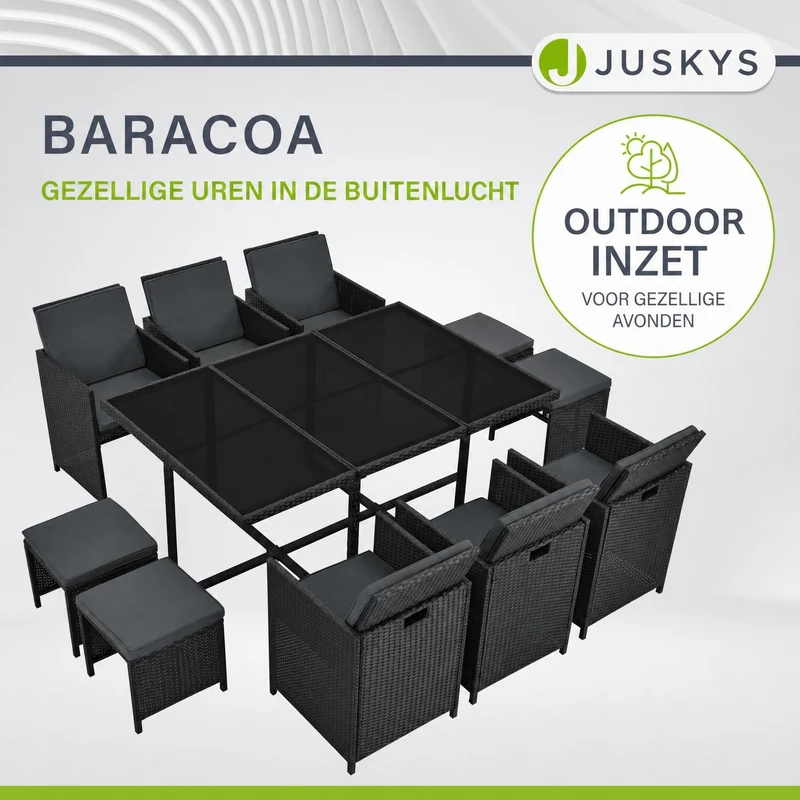 Polyrattan Sitzgruppe Baracoa