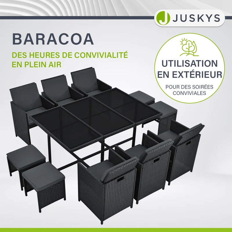 Polyrattan Sitzgruppe Baracoa