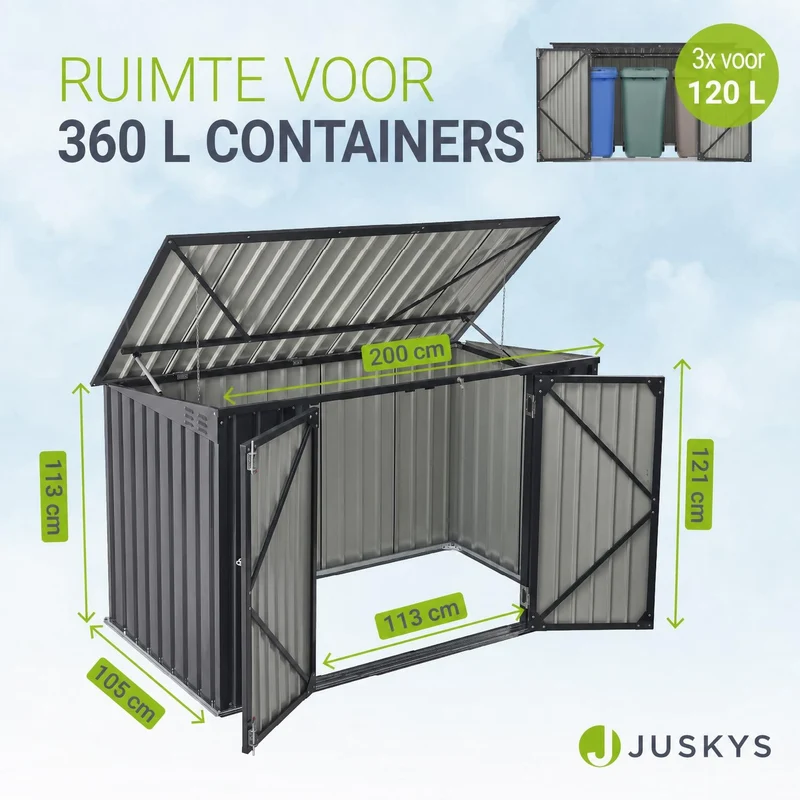Mülltonnenbox Namur 1,9 m²