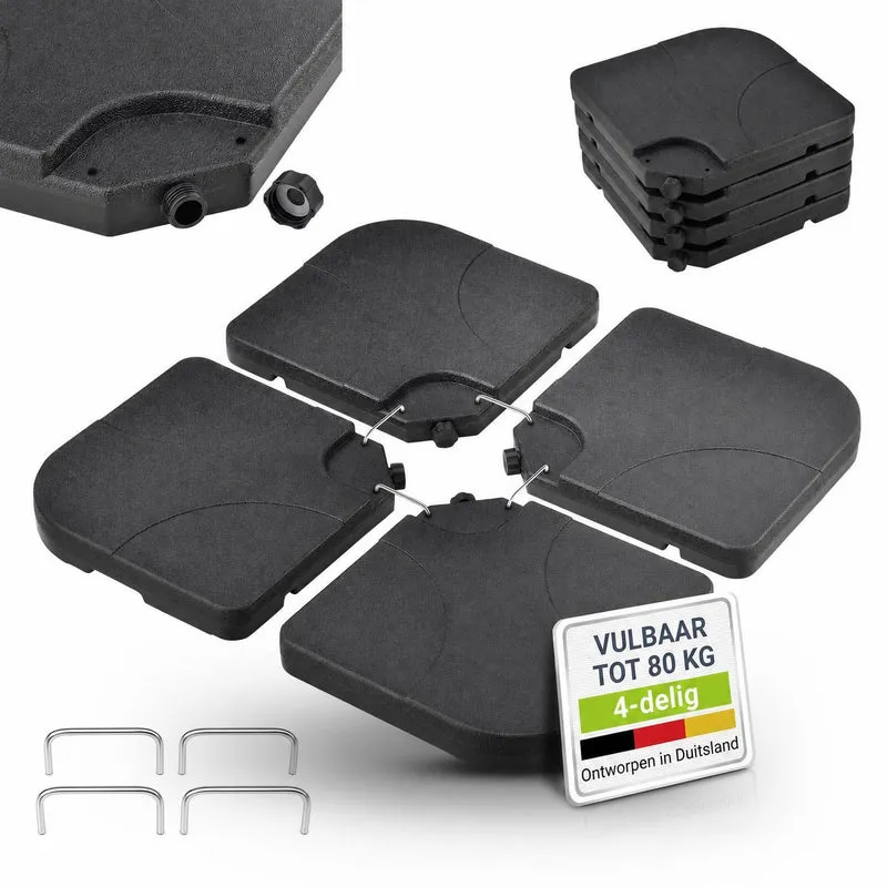 Schirmgewicht 4er Set Quad
