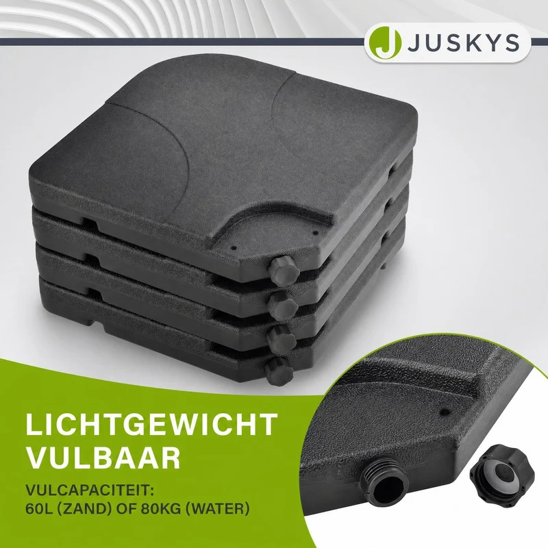 Schirmgewicht 4er Set Quad