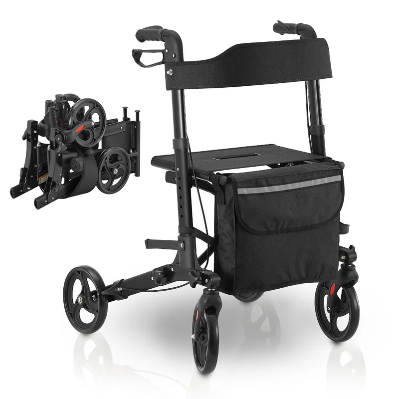 Aluminium Rollator Vital mit Sitz