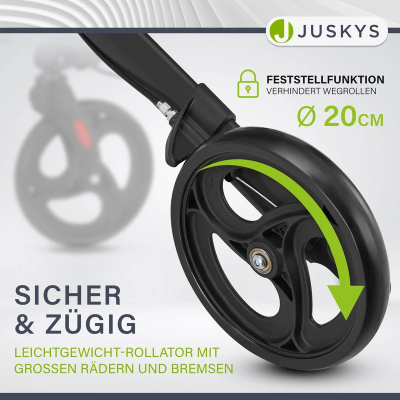 Aluminium Rollator Vital mit Sitz