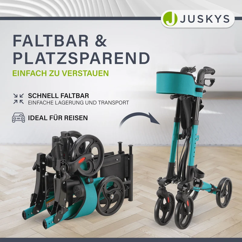 Aluminium Rollator Vital mit Sitz
