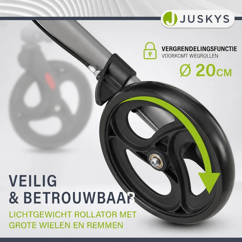 Aluminium Rollator Vital mit Sitz