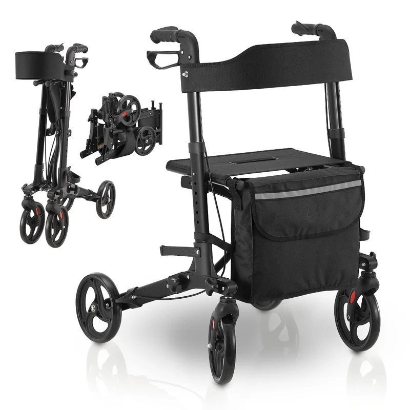 Aluminium Rollator Vital mit Sitz