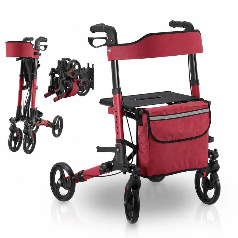 Aluminium Rollator Vital mit Sitz