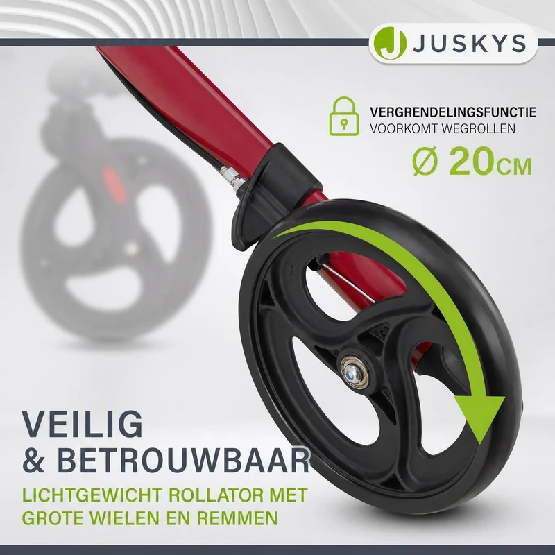 Aluminium Rollator Vital mit Sitz
