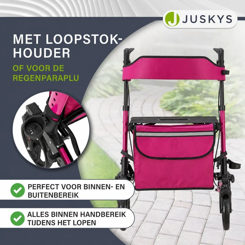 Aluminium Rollator Vital mit Sitz