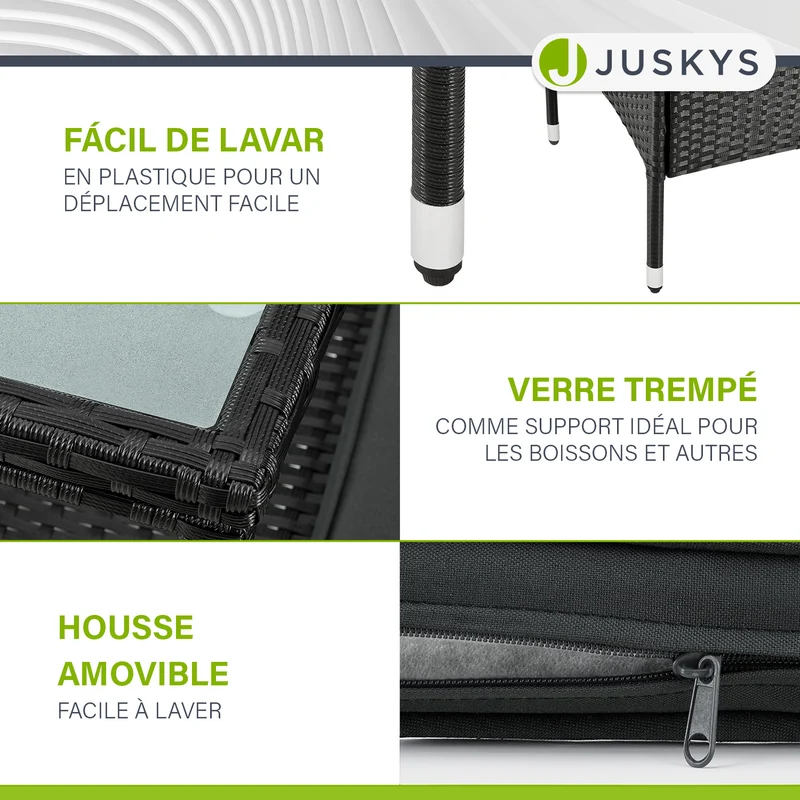 Polyrattan Sitzbank Monaco