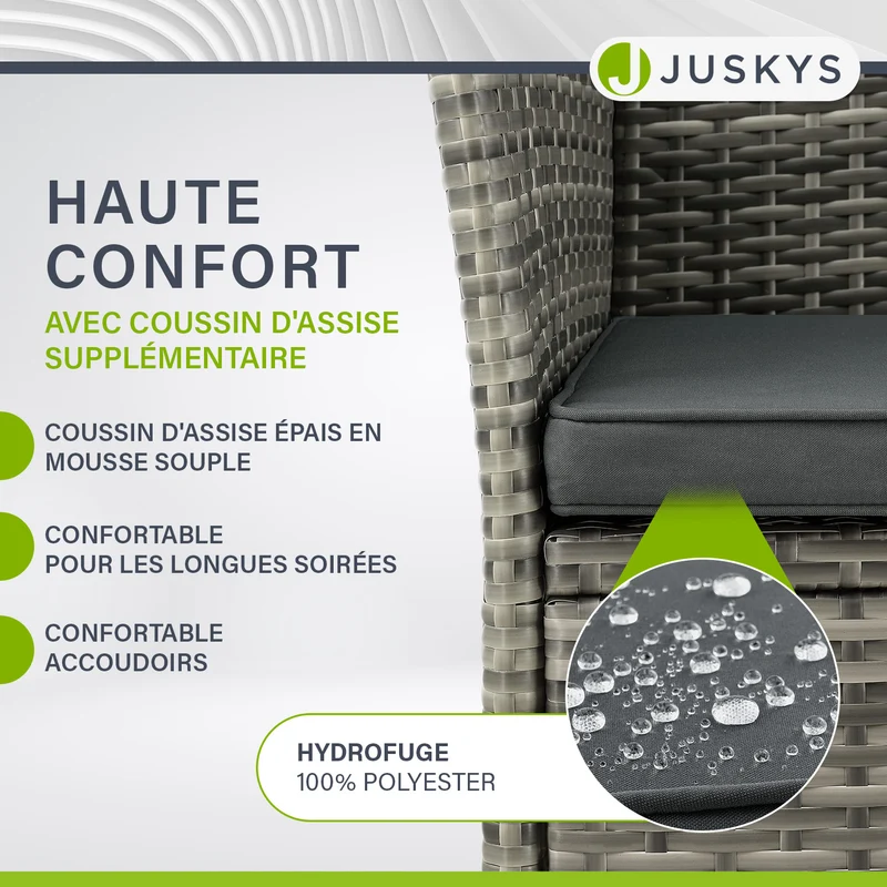 Polyrattan Sitzbank Monaco