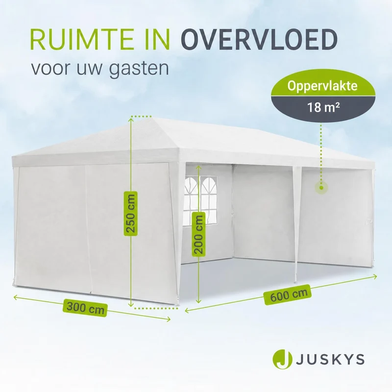 Partyzelt 3x6 m