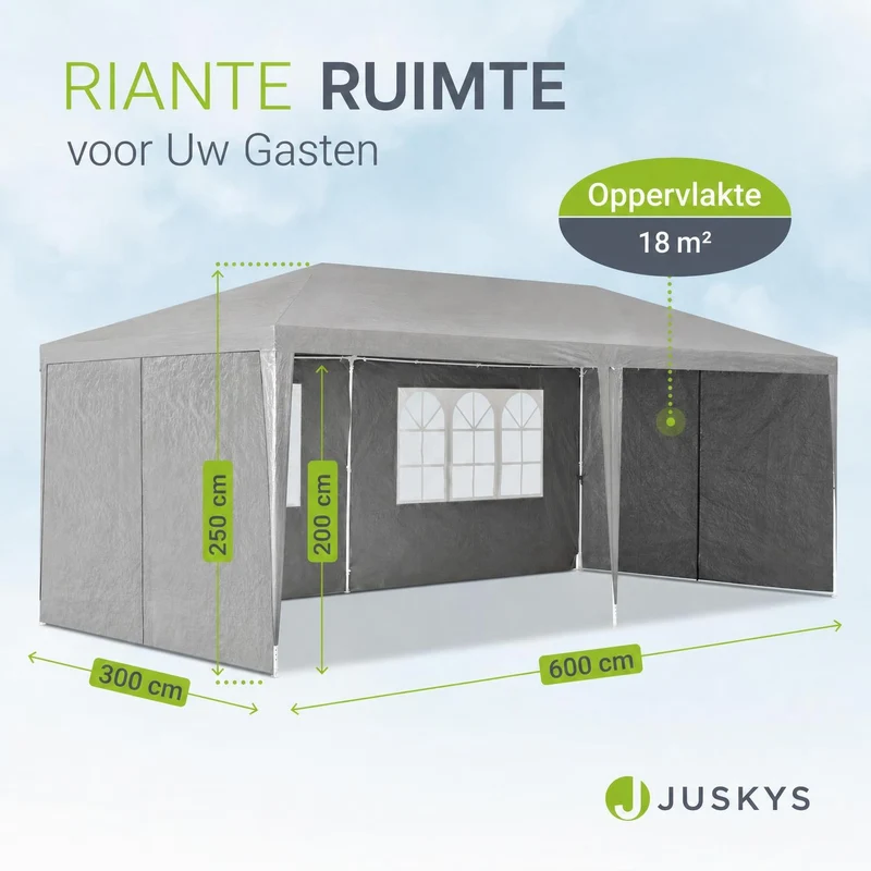 Partyzelt 3x6 m