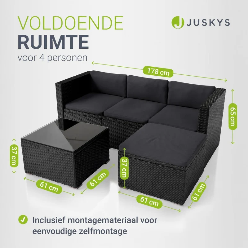 Polyrattan Lounge Punta Cana