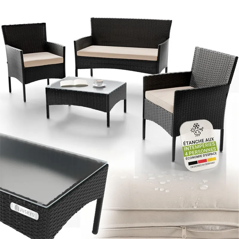 Polyrattan Sitzgruppe Fort Myers