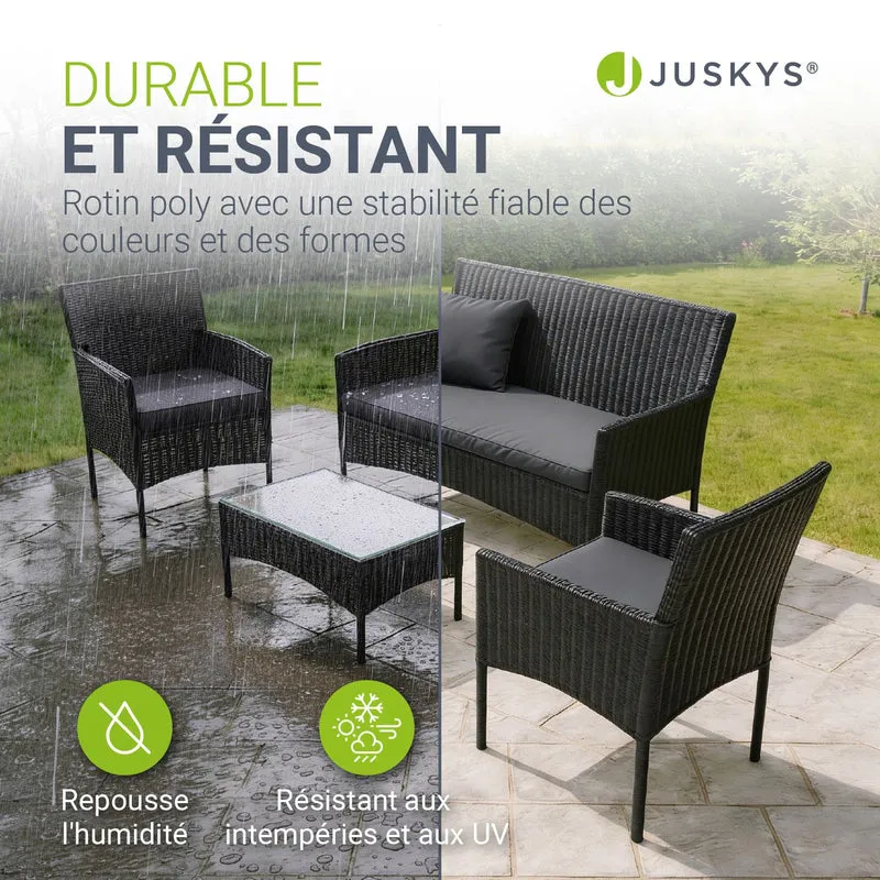 Polyrattan Sitzgruppe Fort Myers