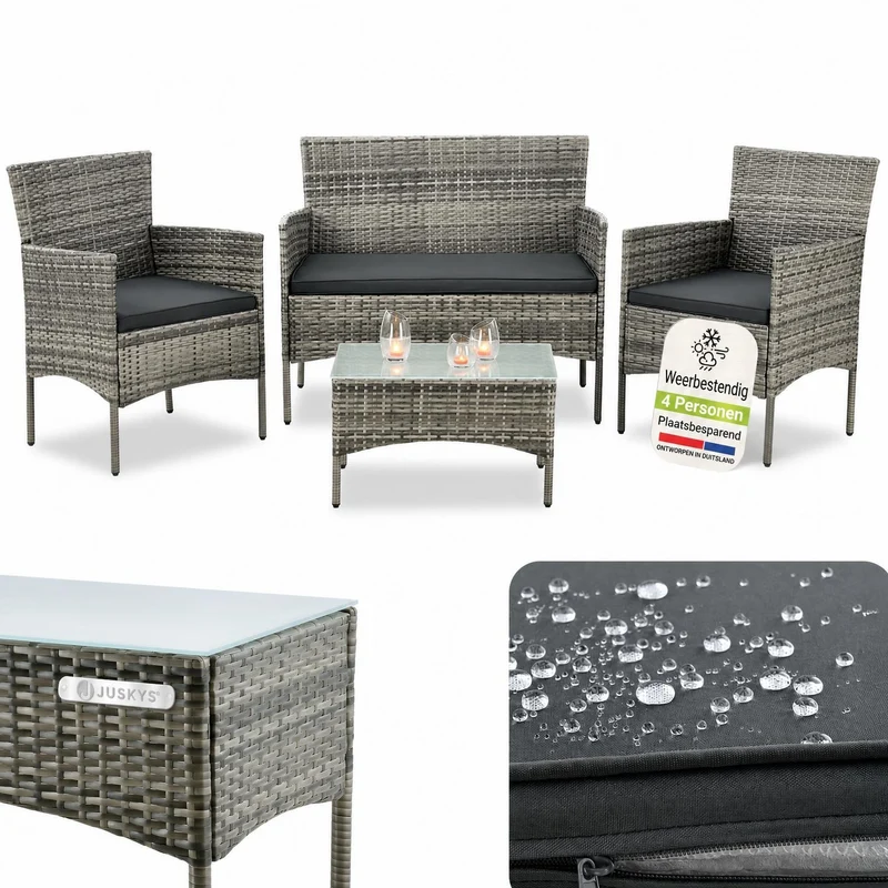 Polyrattan Sitzgruppe Fort Myers